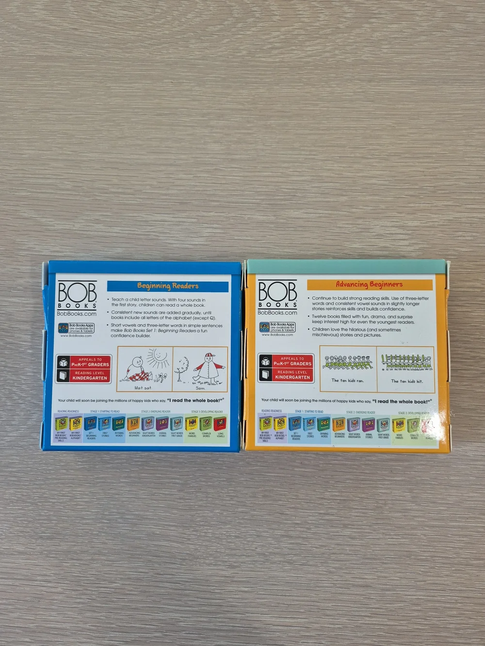 Scholastic BOB Books Advancing Beginners Set 1 & Set 2
